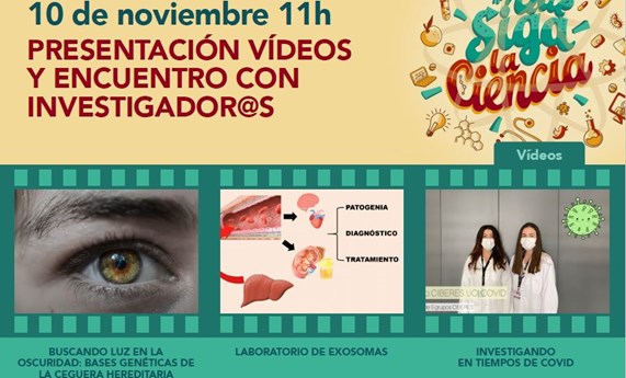 Lucia Pinilla y Amara Carratalá, presentan su vídeo sobre el proyecto CIBERESUCICOVID en #QueSigaLaCiencia Lucia Pinilla y Amara Carratalá, presentan su vídeo sobre el proyecto CIBERESUCICOVID en #QueSigaLaCiencia