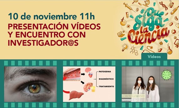 Lucia Pinilla y Amara Carratalá representarán al CIBERES en la actividad CIBER #QueSigaLaCiencia en la Semana de la Ciencia