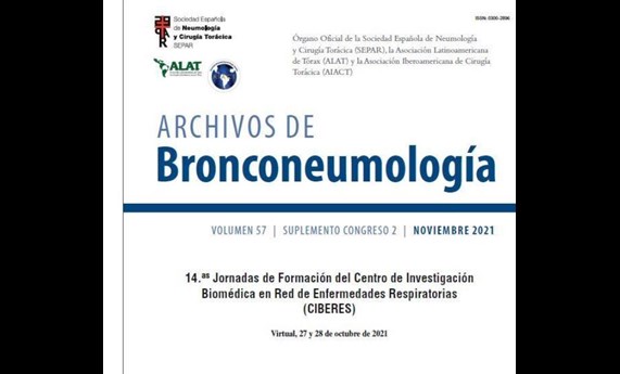 Archivos de Bronconeumología publica las comunicaciones de las XIV Jornadas de Formación del CIBERES 2021