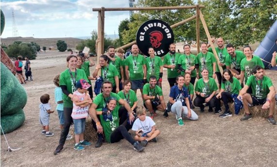 Difunden el trabajo de diagnóstico en enfermedades raras de IMPaCT-GENóMICA en la Gladiator Race de A Coruña Difunden el trabajo de diagnóstico en enfermedades raras de IMPaCT-GENóMICA en la Gladiator Race de A Coruña