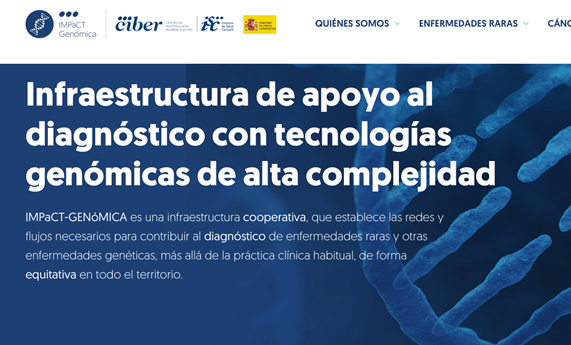 Disponible la página web de IMPaCT-GENóMICA Disponible la página web de IMPaCT-GENóMICA