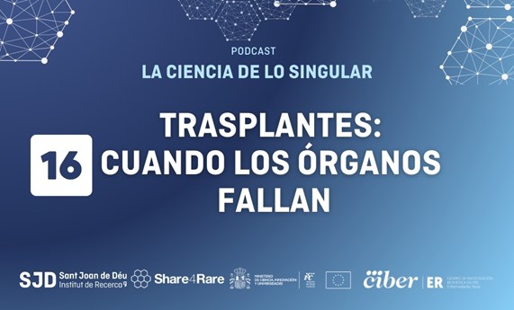 Nuevo capítulo del podcast “La Ciencia de lo Singular” sobre trasplantes como opción terapéutica en enfermedades raras Nuevo capítulo del podcast “La Ciencia de lo Singular” sobre trasplantes como opción terapéutica en enfermedades raras