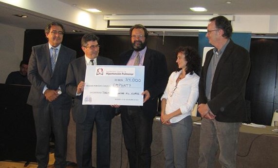 La FCHP dona al CIBERES 34.000€ para la investigación en Hipertensión Arterial Pulmonar