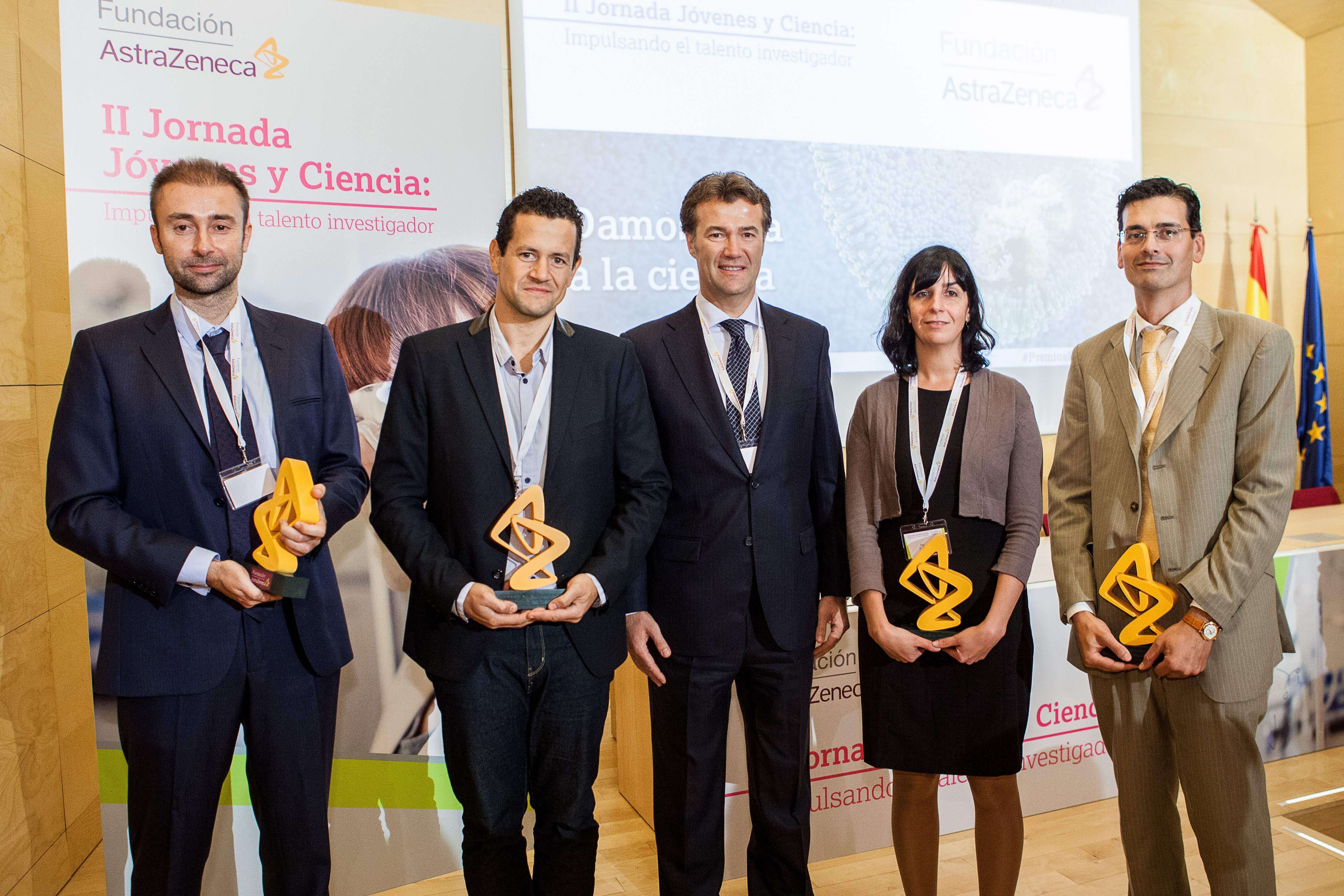 Tres investigadores del CIBER son galardonados con las becas de la Fundación AstraZeneca para jóvenes científicos