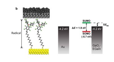 Alinean los niveles de energía en una unión de dos terminales con modificaciones exclusivamente químicas